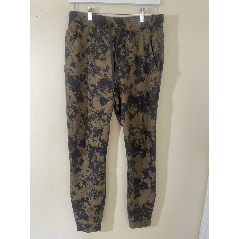 Lululemon City Sweat Joggers Mens M Sand Wash Graphite Grey Bronze Athleisure